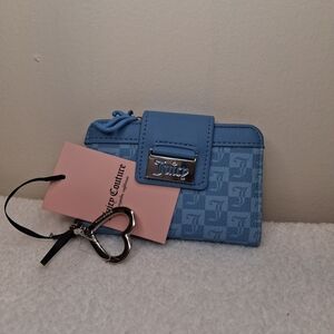 NWT Juicy Couture Light Blue Wallet
